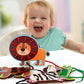 Animal wooden card toy 4pcs in a box- Fine motor skill and early learning activity excellent gift