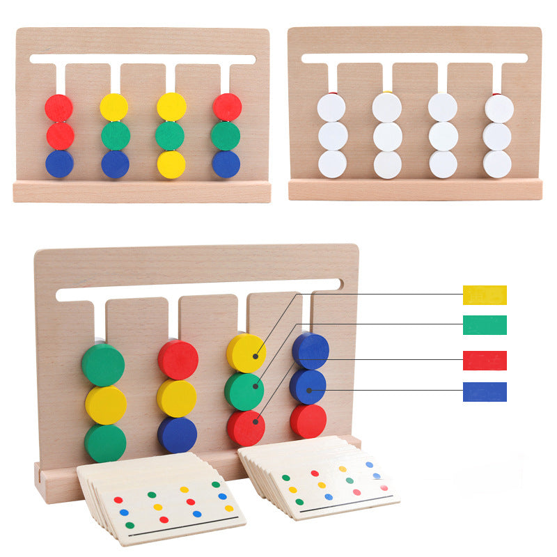 Wooden board sorting colour game toy Great birthday gift