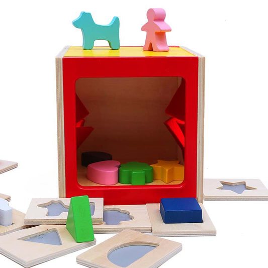 Cube Shape different wooden shapes and blocks great birthday gift
