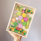 Beads Bouquet wooden Arts & Crafts DIY age 4+ excellent birthday gift