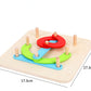 Wooden Puzzles numbers ,letters or shapes Sort by shape and colour excellent birthday gift