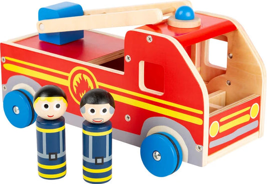 Personalised Wooden Fire Engine Toy