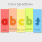 Alphabet spelling wooden 26 learning card and blocks great birthday gift