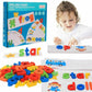 Alphabet spelling wooden 26 learning card and blocks great birthday gift